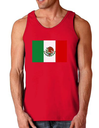 Mexican Flag Dark Loose Tank Top-Mens Loose Tank Top-TooLoud-Red-Small-Davson Sales