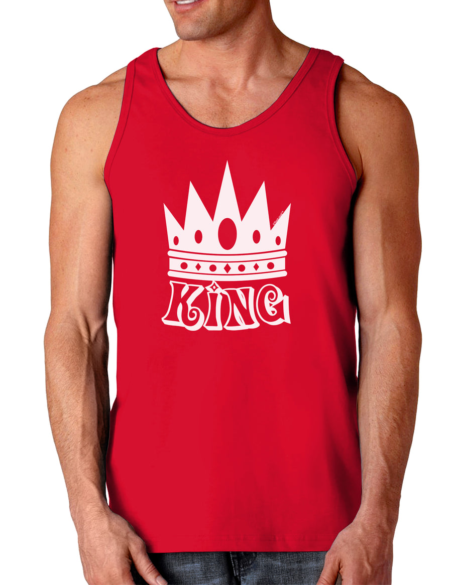 King Dark Loose Tank Top-Mens Loose Tank Top-TooLoud-Black-Small-Davson Sales