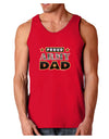 Proud Army Dad Dark Loose Tank Top-Mens Loose Tank Top-TooLoud-Red-Small-Davson Sales