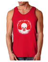 Extra Scary Clown Watercolor Dark Loose Tank Top-Mens Loose Tank Top-TooLoud-Red-Small-Davson Sales