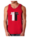 Longcat and Tacgnol - Internet Humor Dark Loose Tank Top by TooLoud-Mens Loose Tank Top-TooLoud-Red-Small-Davson Sales