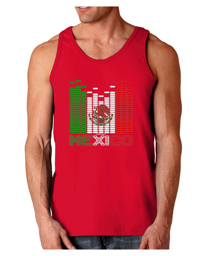 Mexican Flag Levels - Cinco De Mayo Text Dark Loose Tank Top-Mens Loose Tank Top-TooLoud-Red-Small-Davson Sales