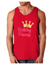 Birthday Princess - Tiara Dark Loose Tank Top by TooLoud-Mens Loose Tank Top-TooLoud-Red-Small-Davson Sales