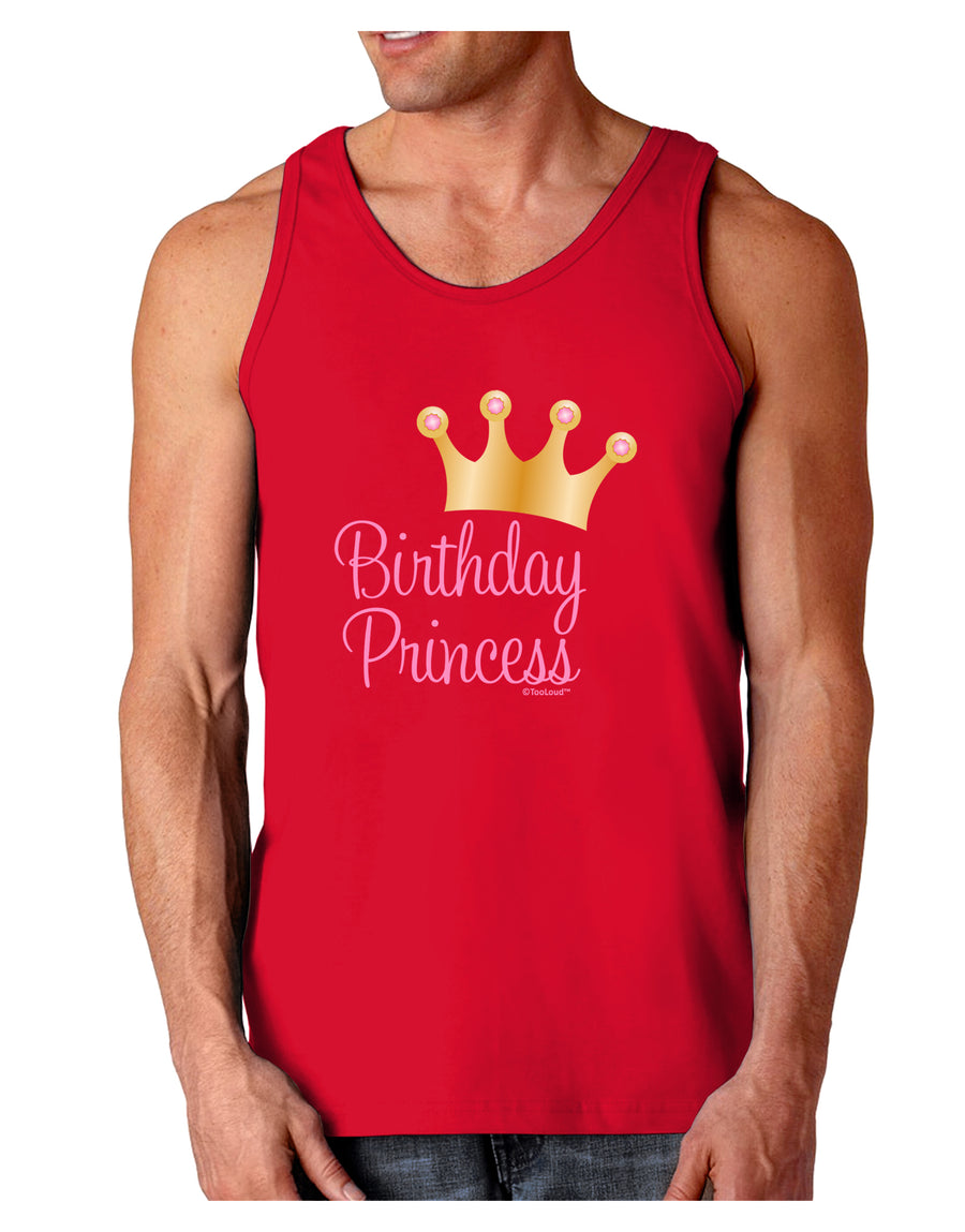 Birthday Princess - Tiara Dark Loose Tank Top by TooLoud-Mens Loose Tank Top-TooLoud-Black-Small-Davson Sales