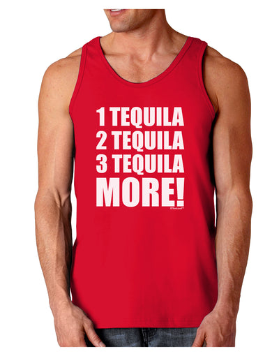 1 Tequila 2 Tequila 3 Tequila More Dark Loose Tank Top by TooLoud-Mens Loose Tank Top-TooLoud-Red-Small-Davson Sales