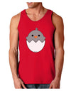 Cute Hatching Chick - Gray Dark Loose Tank Top by TooLoud-Mens Loose Tank Top-TooLoud-Red-Small-Davson Sales