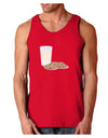 Milk and Cookies Design Dark Loose Tank Top-Mens Loose Tank Top-TooLoud-Red-Small-Davson Sales