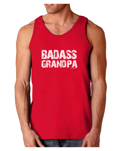 Badass Grandpa Dark Loose Tank Top by TooLoud-Mens Loose Tank Top-TooLoud-Red-Small-Davson Sales