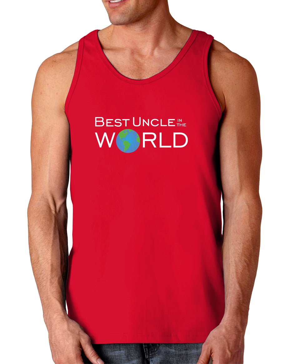 Best Uncle in the World Dark Loose Tank Top-Mens Loose Tank Top-TooLoud-Black-Small-Davson Sales