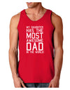 My Daughter Has the Most Awesome Dad in the World Dark Loose Tank Top-Mens Loose Tank Top-TooLoud-Red-Small-Davson Sales