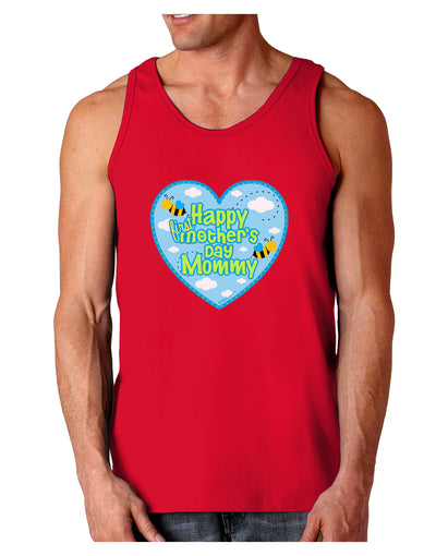 Happy First Mother's Day Mommy - Blue Dark Loose Tank Top by TooLoud-Mens Loose Tank Top-TooLoud-Red-Small-Davson Sales