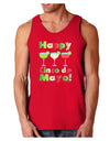 Margaritas - Mexican Flag Colors - Happy Cinco de Mayo Dark Loose Tank Top by TooLoud-Mens Loose Tank Top-TooLoud-Red-Small-Davson Sales