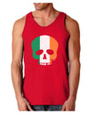 Skull Flag Ireland Dark Loose Tank Top-Mens Loose Tank Top-TooLoud-Red-Small-Davson Sales