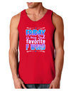 Friday - 2nd Favorite F Word Dark Loose Tank Top-Mens Loose Tank Top-TooLoud-Red-Small-Davson Sales