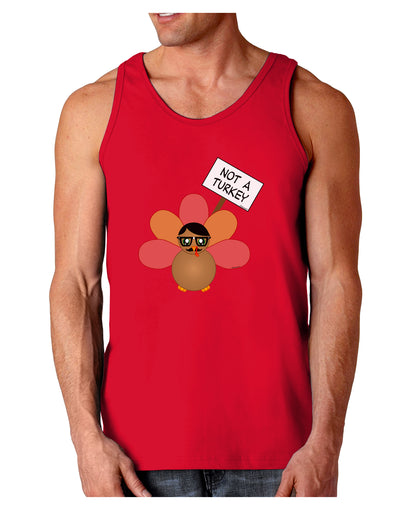 Thanksgiving Turkey in Disguise Dark Loose Tank Top by TooLoud-Mens Loose Tank Top-TooLoud-Red-Small-Davson Sales