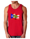 Puerto Rico Coqui Dark Loose Tank Top-Mens Loose Tank Top-TooLoud-Red-Small-Davson Sales