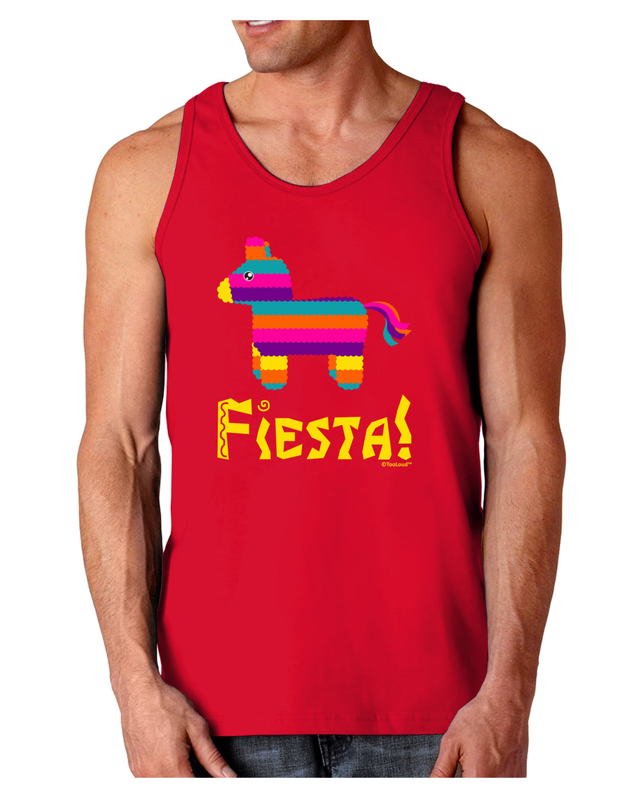 Colorful Pinata Design - Fiesta Dark Loose Tank Top by TooLoud-Mens Loose Tank Top-TooLoud-Black-Small-Davson Sales