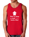 This is What a Cool Dad Looks Like Dark Loose Tank Top-Mens Loose Tank Top-TooLoud-Red-Small-Davson Sales