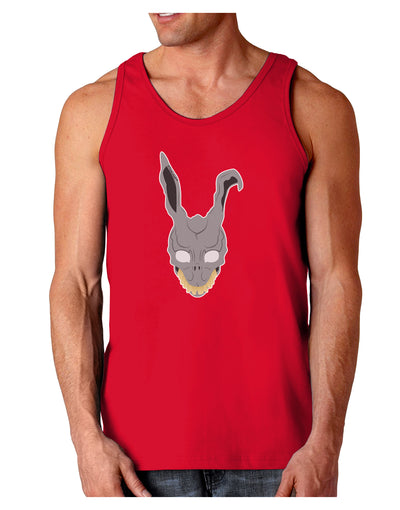 Scary Bunny Face Dark Loose Tank Top-Mens Loose Tank Top-TooLoud-Red-Small-Davson Sales