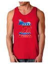 Democrat Party Animal Dark Loose Tank Top-Mens Loose Tank Top-TooLoud-Red-Small-Davson Sales