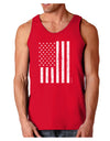 Stamp Style American Flag - Distressed Dark Loose Tank Top by TooLoud-Mens Loose Tank Top-TooLoud-Red-Small-Davson Sales