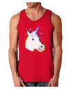 Magical Rainbow Sparkle Unicorn Dark Loose Tank Top-Mens Loose Tank Top-TooLoud-Red-Small-Davson Sales