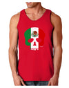 Skull Flag Mexico Dark Loose Tank Top-Mens Loose Tank Top-TooLoud-Red-Small-Davson Sales