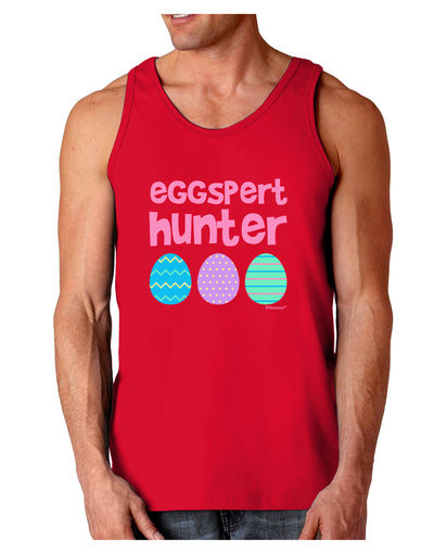 Eggspert Hunter - Easter - Pink Dark Loose Tank Top by TooLoud-Mens Loose Tank Top-TooLoud-Red-Small-Davson Sales