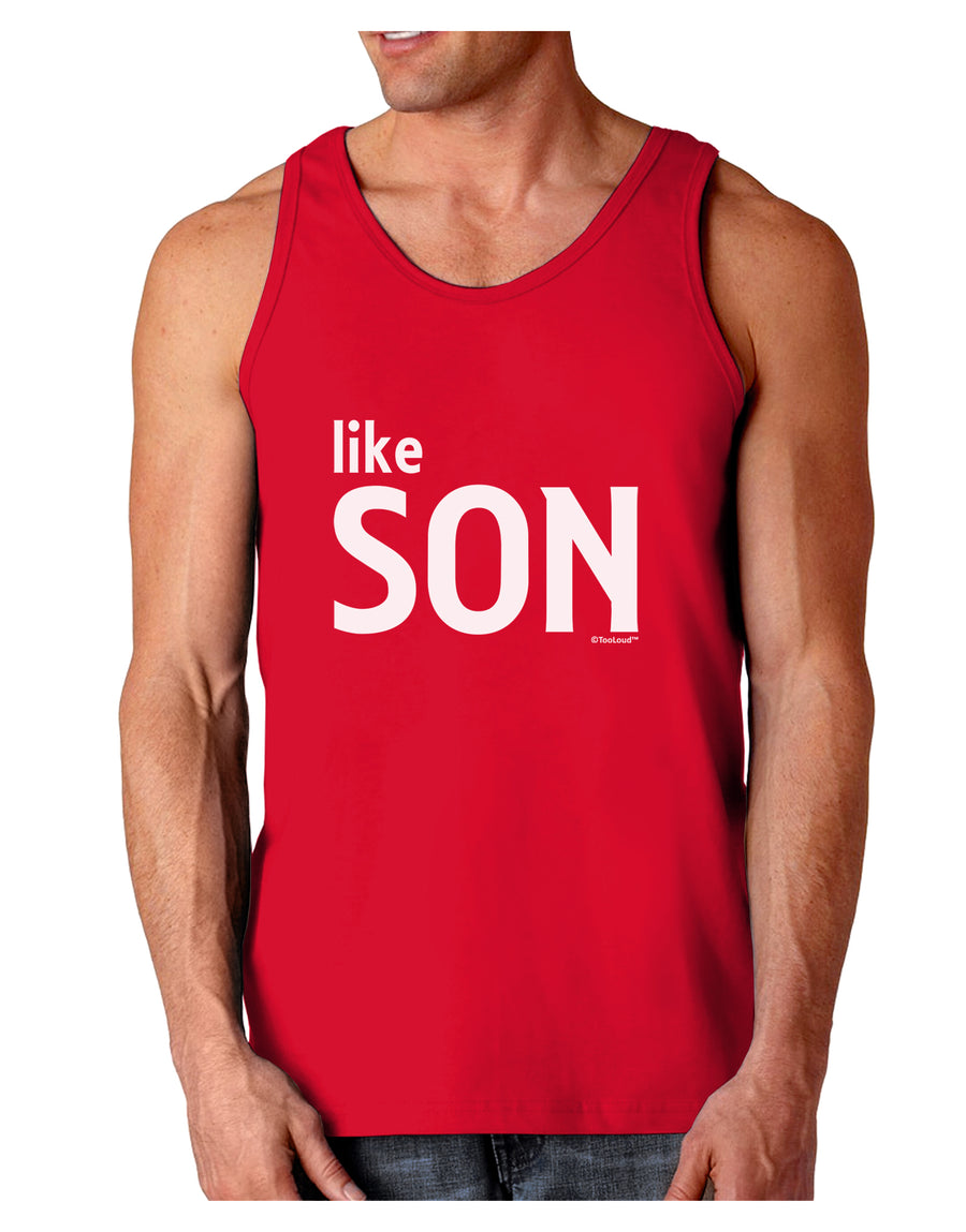 Matching Like Father Like Son Design - Like Son Dark Loose Tank Top by TooLoud-Mens Loose Tank Top-TooLoud-Black-Small-Davson Sales