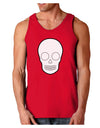 Design Your Own Day of the Dead Calavera Dark Loose Tank Top-Mens Loose Tank Top-TooLoud-Red-Small-Davson Sales