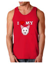 I Heart My - Cute Westie Dog Dark Loose Tank Top by TooLoud-Mens Loose Tank Top-TooLoud-Red-Small-Davson Sales