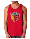 Autism Awareness - Cube Color Dark Loose Tank Top-Mens Loose Tank Top-TooLoud-Red-Small-Davson Sales