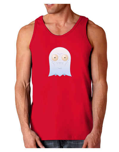 Intense Ghost Dark Loose Tank Top-Mens Loose Tank Top-TooLoud-Red-Small-Davson Sales