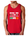 Kiss Me I'm Pretending to Be Irish Dark Loose Tank Top by TooLoud-Mens Loose Tank Top-TooLoud-Red-Small-Davson Sales