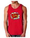 Super Dad - Superhero Comic Style Dark Loose Tank Top-Mens Loose Tank Top-TooLoud-Red-Small-Davson Sales