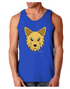 Cute Yorkshire Terrier Yorkie Dog Dark Loose Tank Top by TooLoud-Mens Loose Tank Top-TooLoud-Royal Blue-Small-Davson Sales