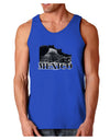 Mexico - Temple No 2 Dark Loose Tank Top-Mens Loose Tank Top-TooLoud-Royal Blue-Small-Davson Sales