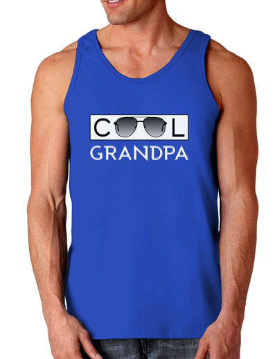 Cool Grandpa Dark Loose Tank Top-Mens Loose Tank Top-TooLoud-Royal Blue-Small-Davson Sales