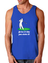 Drive It Like You Stole It Dark Loose Tank Top-Mens Loose Tank Top-TooLoud-Royal Blue-Small-Davson Sales