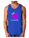 Grapes - I'm a Bunch of Fun Dark Loose Tank Top-Mens Loose Tank Top-TooLoud-Royal Blue-Small-Davson Sales