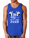 This Guy Best Dad Ever Dark Loose Tank Top-Mens Loose Tank Top-TooLoud-Royal Blue-Small-Davson Sales