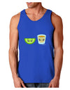 Cute Tequila Shot and Lime Wedge Dark Loose Tank Top by TooLoud-Mens Loose Tank Top-TooLoud-Royal Blue-Small-Davson Sales