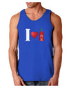 I Heart Sriracha Design Dark Loose Tank Top by TooLoud-Mens Loose Tank Top-TooLoud-Royal Blue-Small-Davson Sales