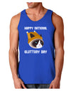 Gluttony Day Disgruntled Cat Dark Loose Tank Top by-Mens Loose Tank Top-TooLoud-Royal Blue-Small-Davson Sales