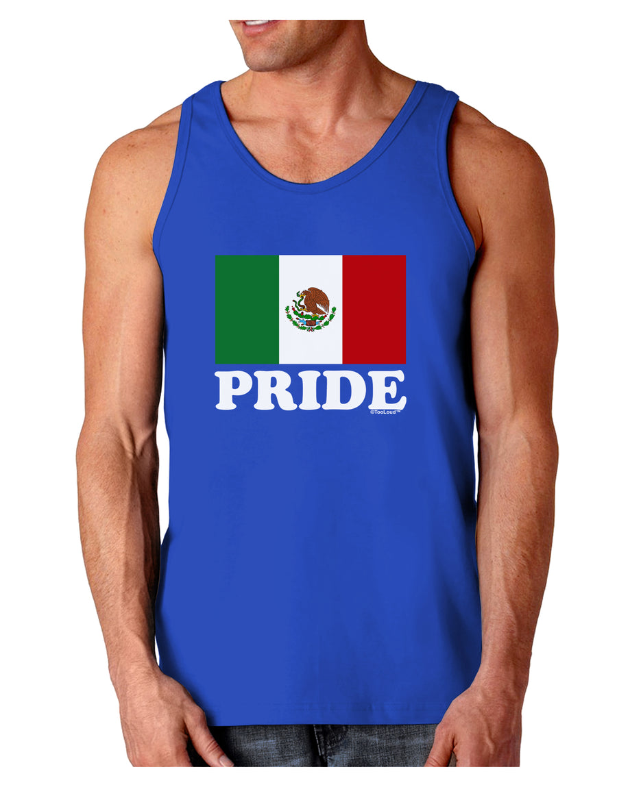 Mexican Pride - Mexican Flag Dark Loose Tank Top by TooLoud-Mens Loose Tank Top-TooLoud-Black-Small-Davson Sales