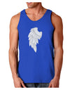 Single Left Angel Wing Design - Couples Dark Loose Tank Top-Mens Loose Tank Top-TooLoud-Royal Blue-Small-Davson Sales