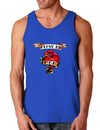 Tattoo Heart I Love My Mom Dark Loose Tank Top-Mens Loose Tank Top-TooLoud-Royal Blue-Small-Davson Sales