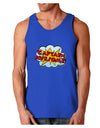 Captain Awesome - Superhero Style Dark Loose Tank Top by TooLoud-Mens Loose Tank Top-TooLoud-Royal Blue-Small-Davson Sales