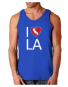 I Heart Los Angeles Dark Loose Tank Top-Mens Loose Tank Top-TooLoud-Royal Blue-Small-Davson Sales