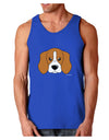 Cute Beagle Dog Dark Loose Tank Top by TooLoud-Mens Loose Tank Top-TooLoud-Royal Blue-Small-Davson Sales